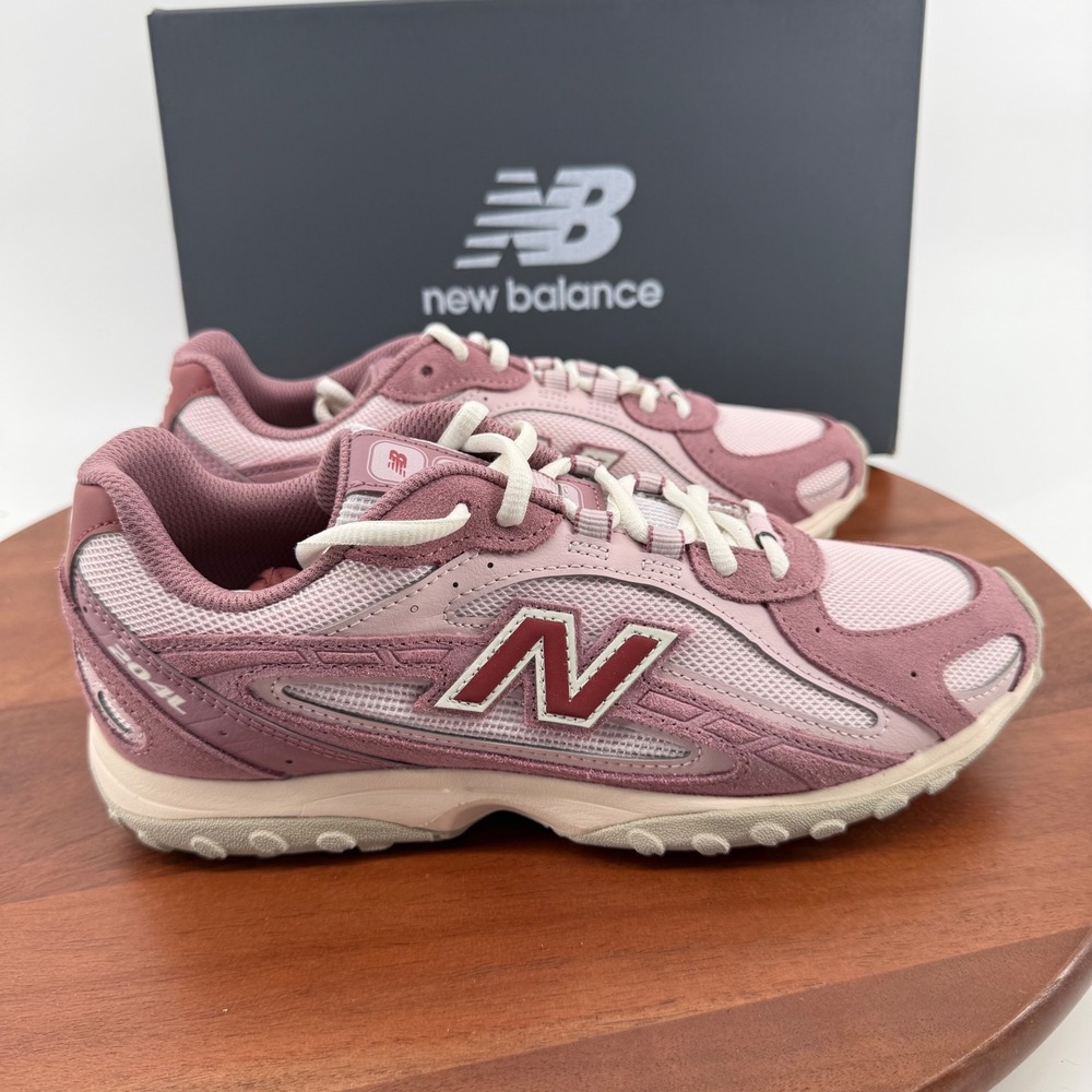 New‎ Balance 204L Pink Suede Mesh Lifestyle Sneakers Womens 7.5 Mens 6 U204L7AM